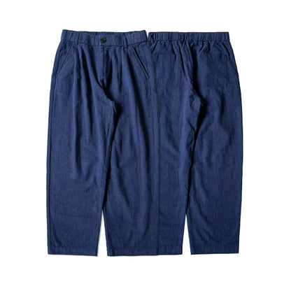 Linen Pleated Casual Trousers