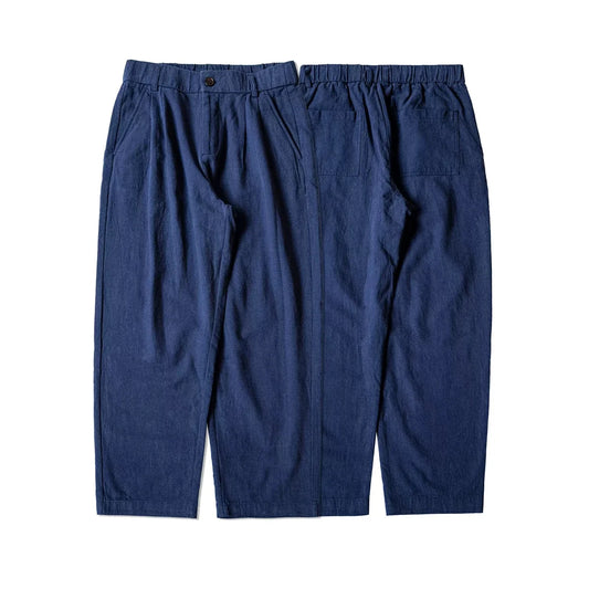 Linen Pleated Casual Trousers