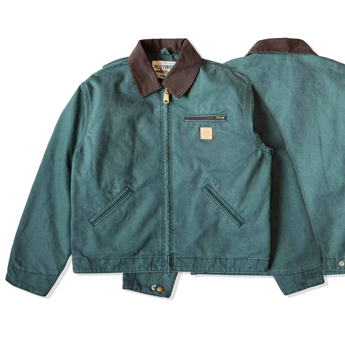 Washed Canvas Detroit Jacket