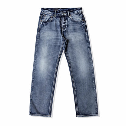 Light Wash Straight Jeans