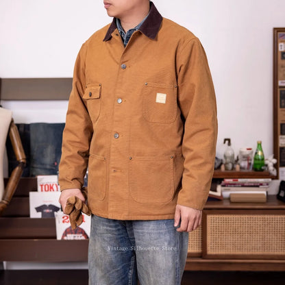 Corduroy Collar Duck Chore Jacket