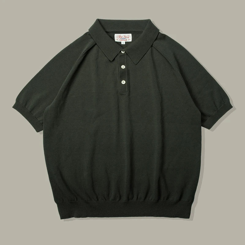 Cotton Short Sleeve Polo Shirt