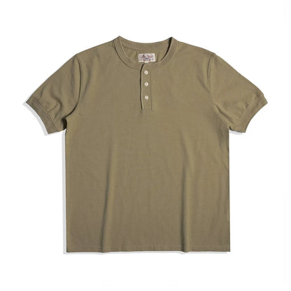 Heavyweight Short Sleeve Henley