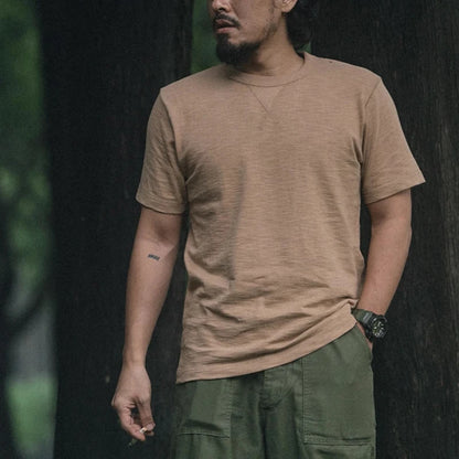 Gusset Slub Cotton Tee
