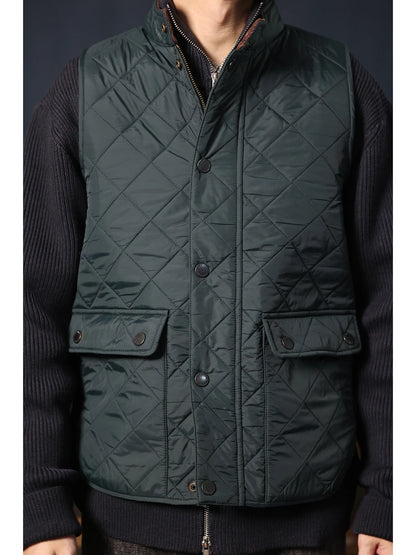 Stand Collar Quilted Vest