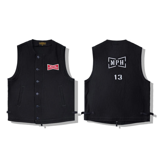 Black Deck Worker Vest