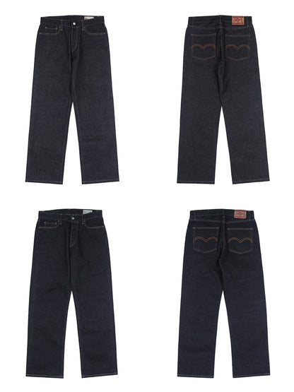 Raw Denim Five Pocket Jeans