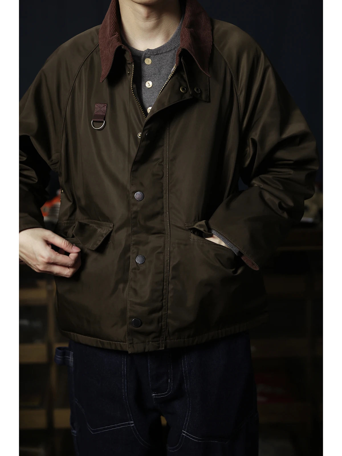 Corduroy Collar Spey Jacket