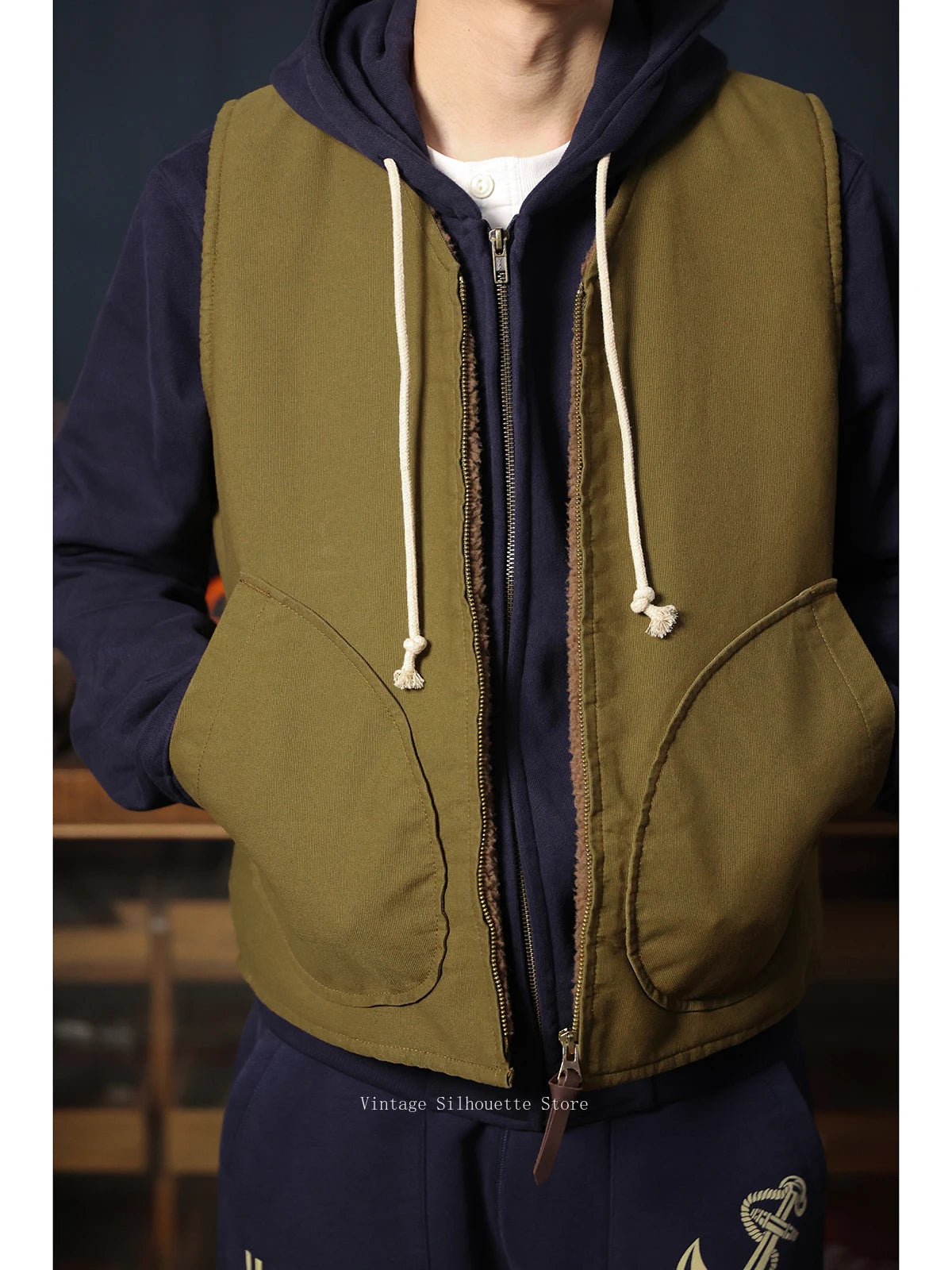 Pile Lined Deck Vest
