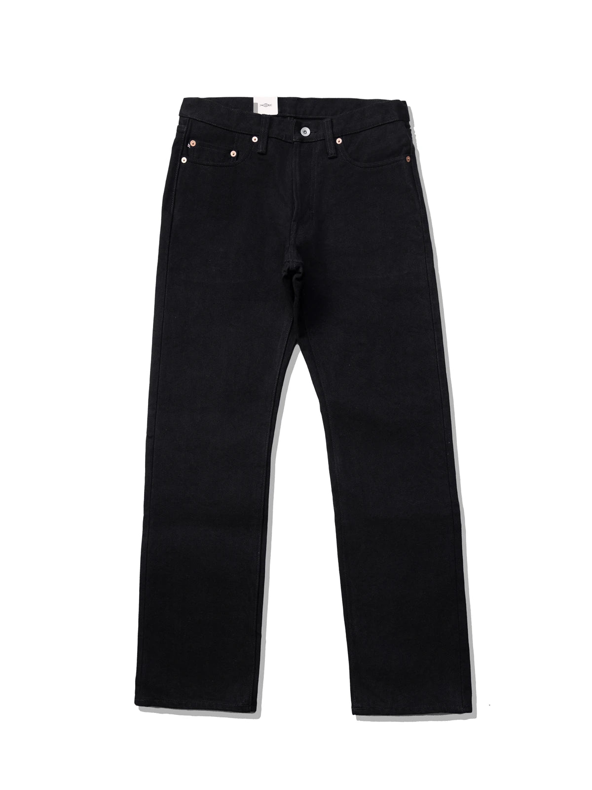 Black Traditional Straight Jeans