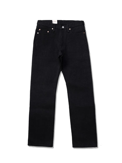 Black Traditional Straight Jeans