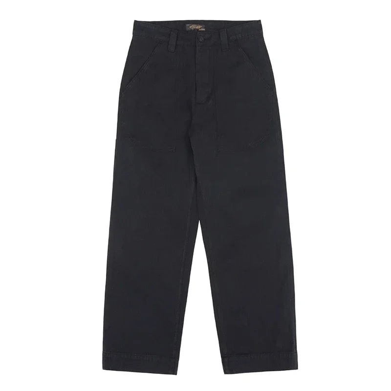 Washed Black HBT Trousers
