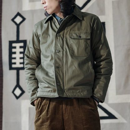 Army Green A-2 Deck Jacket