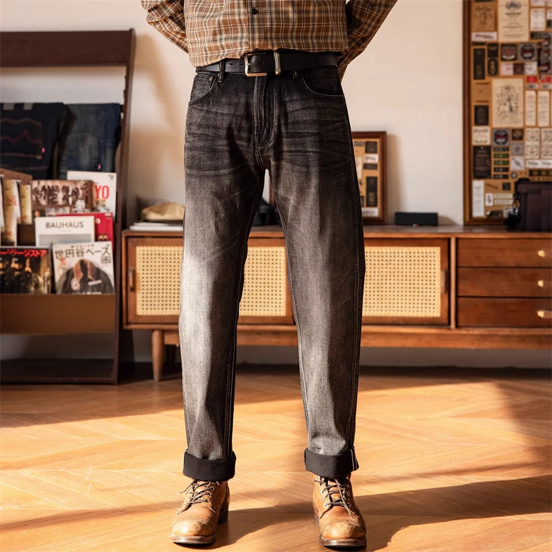 Dark Wash Straight Jeans