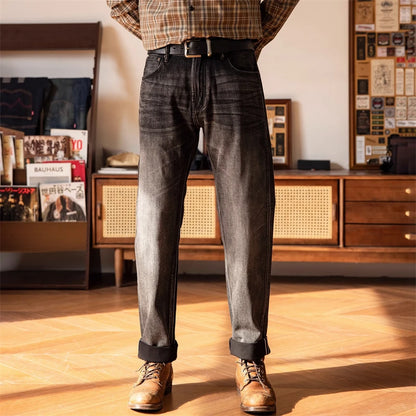 Dark Wash Straight Jeans