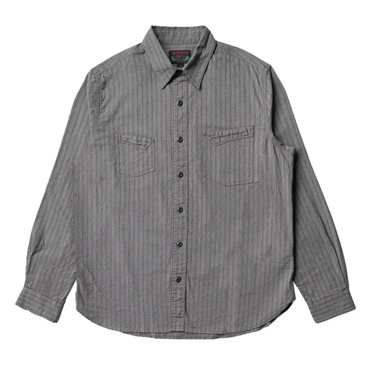Salt Pepper Stripe Work Shirt