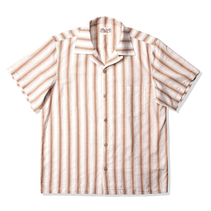 Jacquard Stripe Camp Shirt