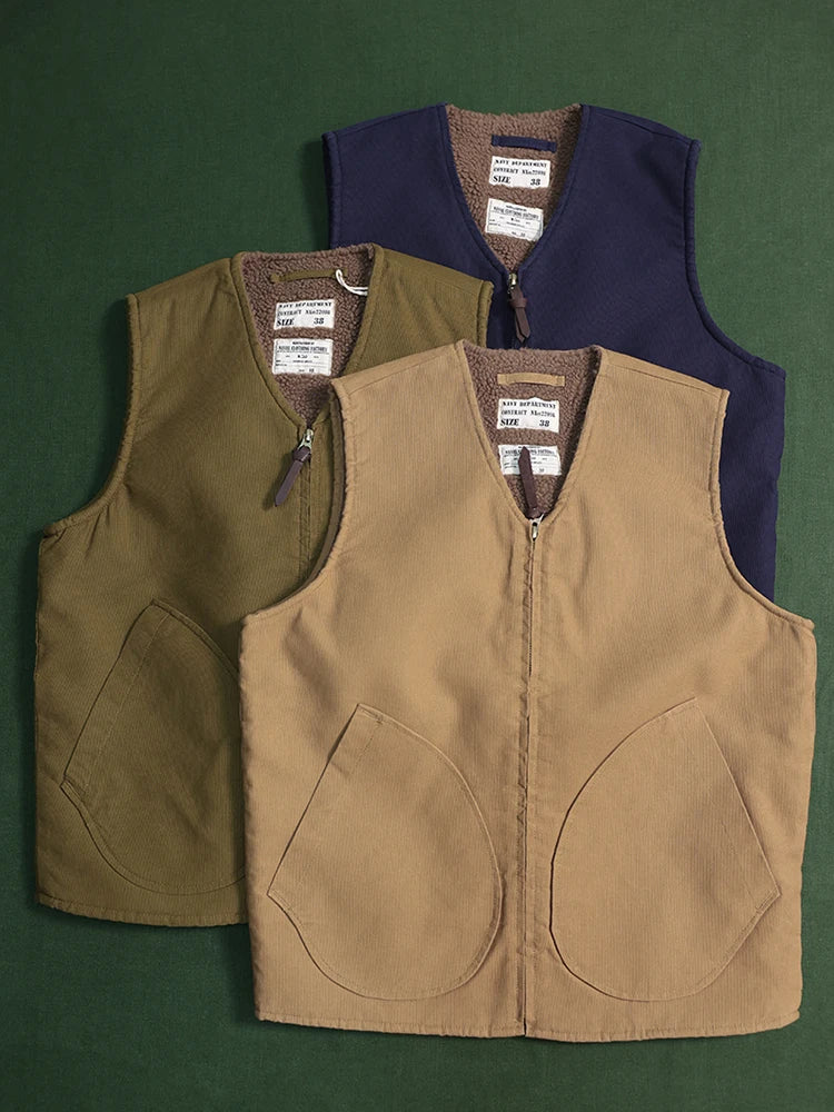 Pile Lined Deck Vest