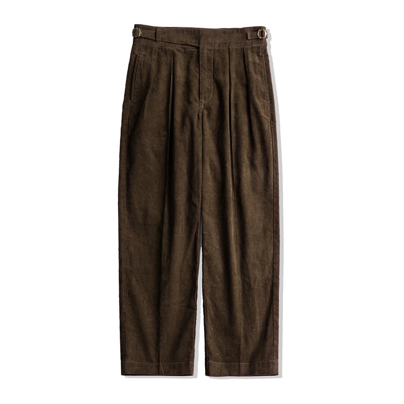 Brown Corduroy Gurkha Trousers