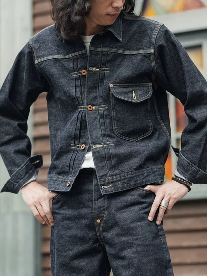 One Pocket Selvedge Denim Jacket