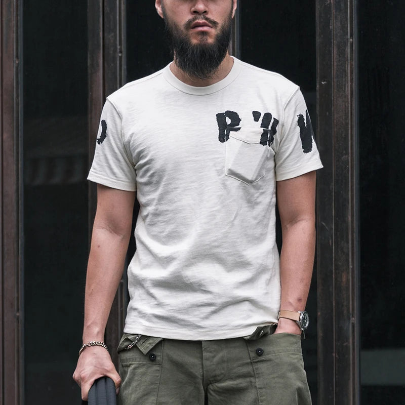 Slub Cotton Pocket T-Shirt