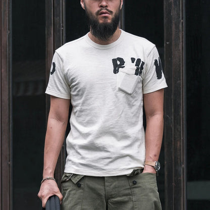 Slub Cotton Pocket T-Shirt