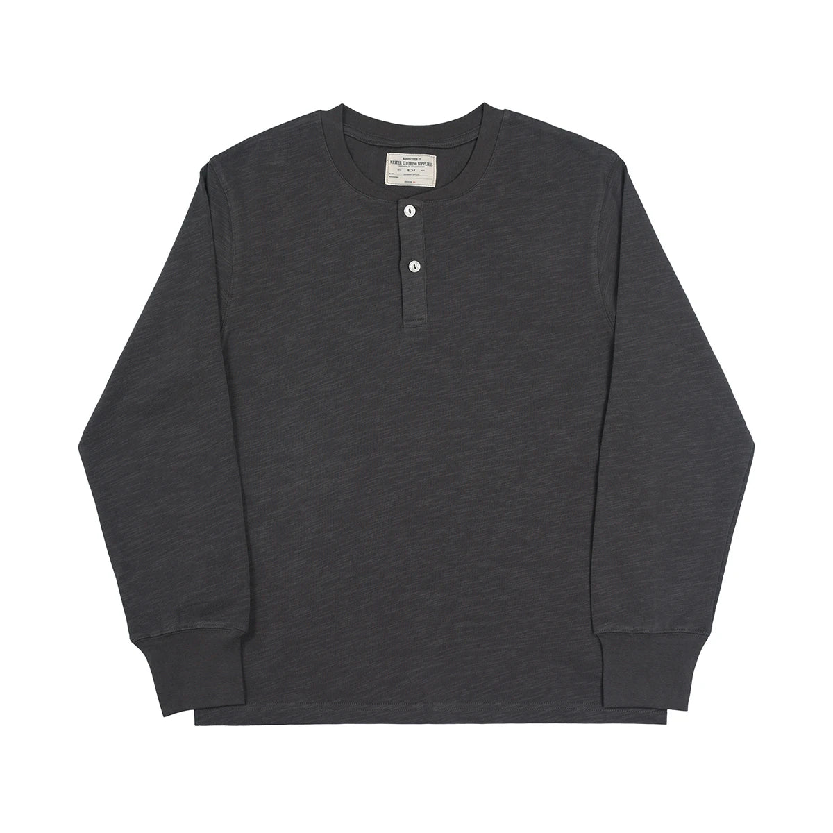 Slub Cotton Henley Shirt