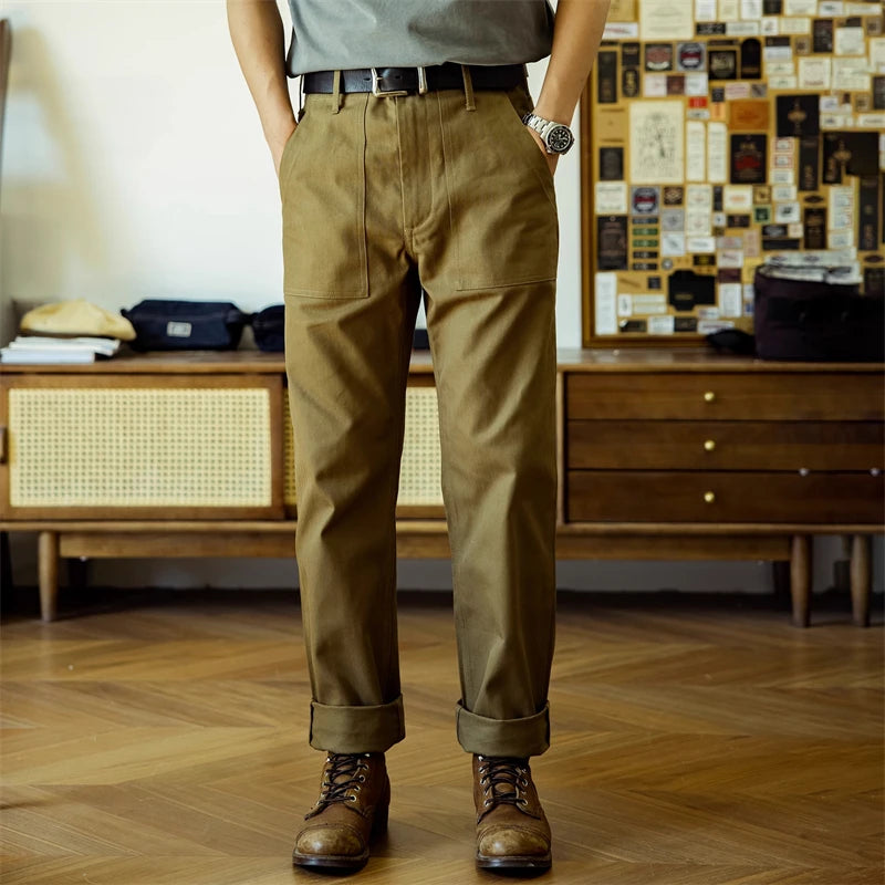 HBT Army Green Fatigue Pants
