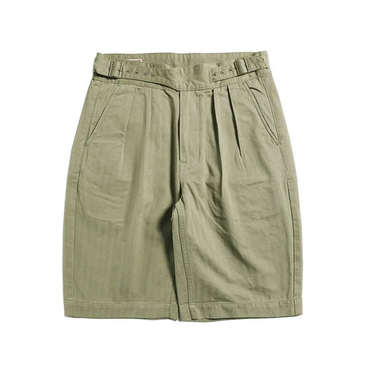 Adjustable Waist Gurkha Shorts