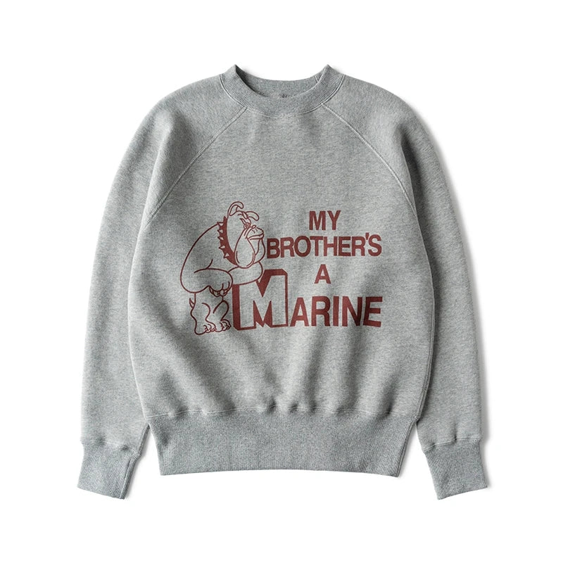 Bulldog Graphic Raglan Sweatshirt