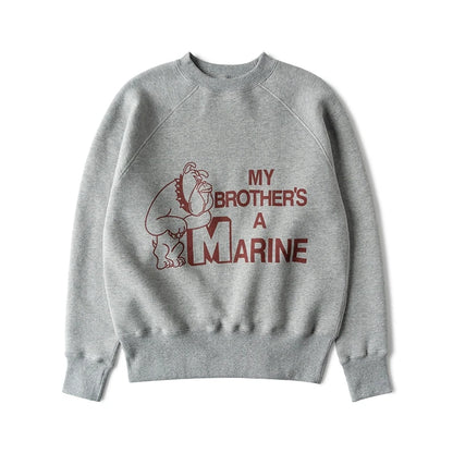 Bulldog Graphic Raglan Sweatshirt