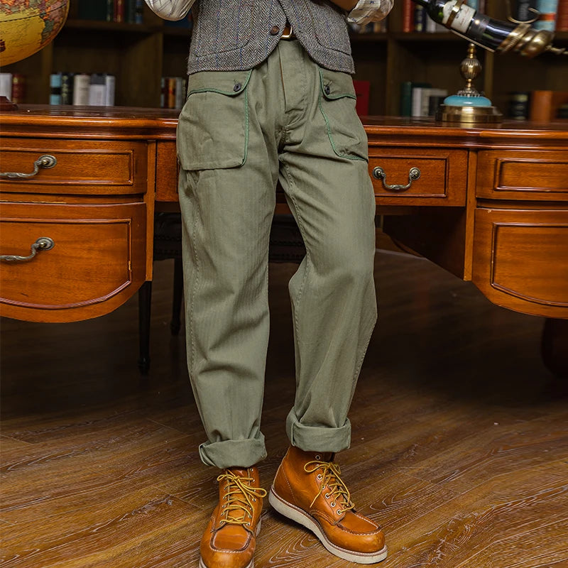 Army Green P-44 Cargo Pants