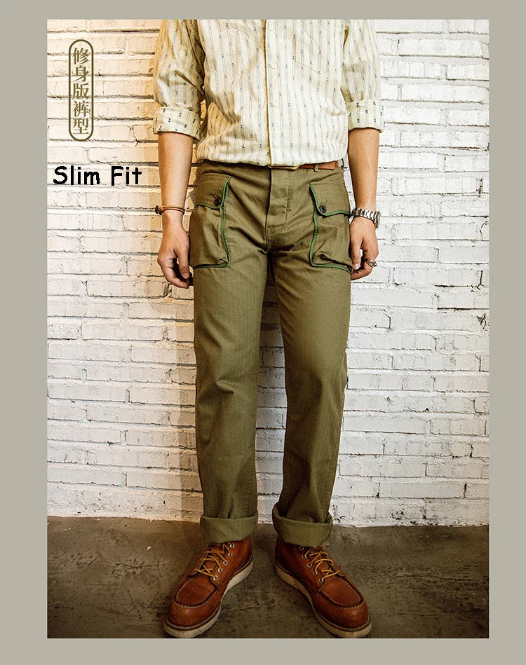 Army Green P-44 Cargo Pants
