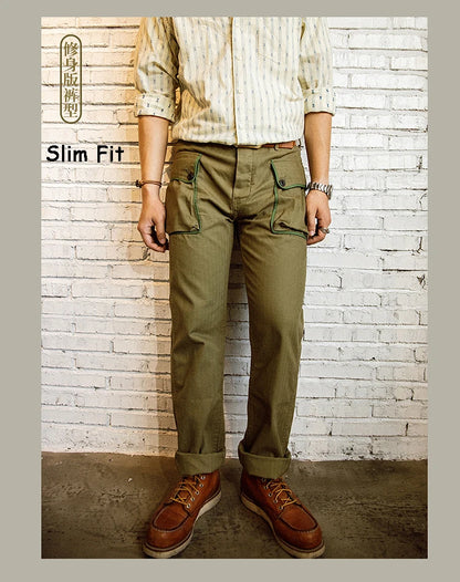 Army Green P-44 Cargo Pants