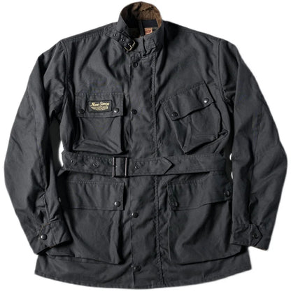 Waxed Motorcycle Biker Jacket