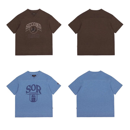 Slub Cotton V Neck Tee