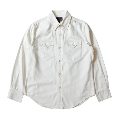 White Classic Western Shirt
