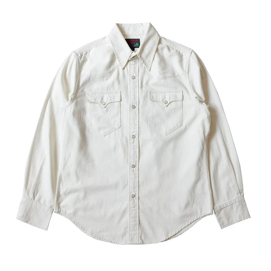 White Classic Western Shirt