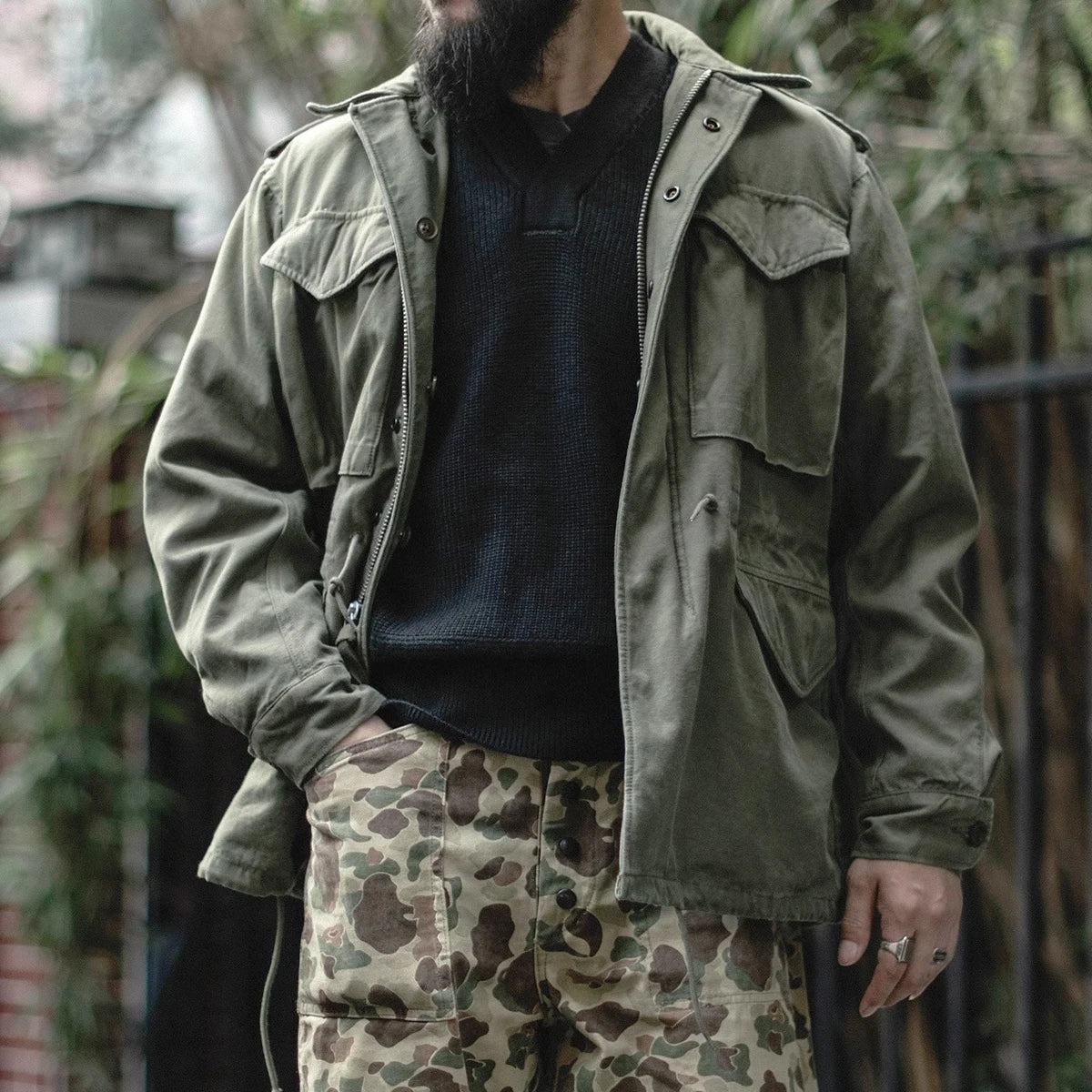 A-1 V-Neck Mechanic Sweater