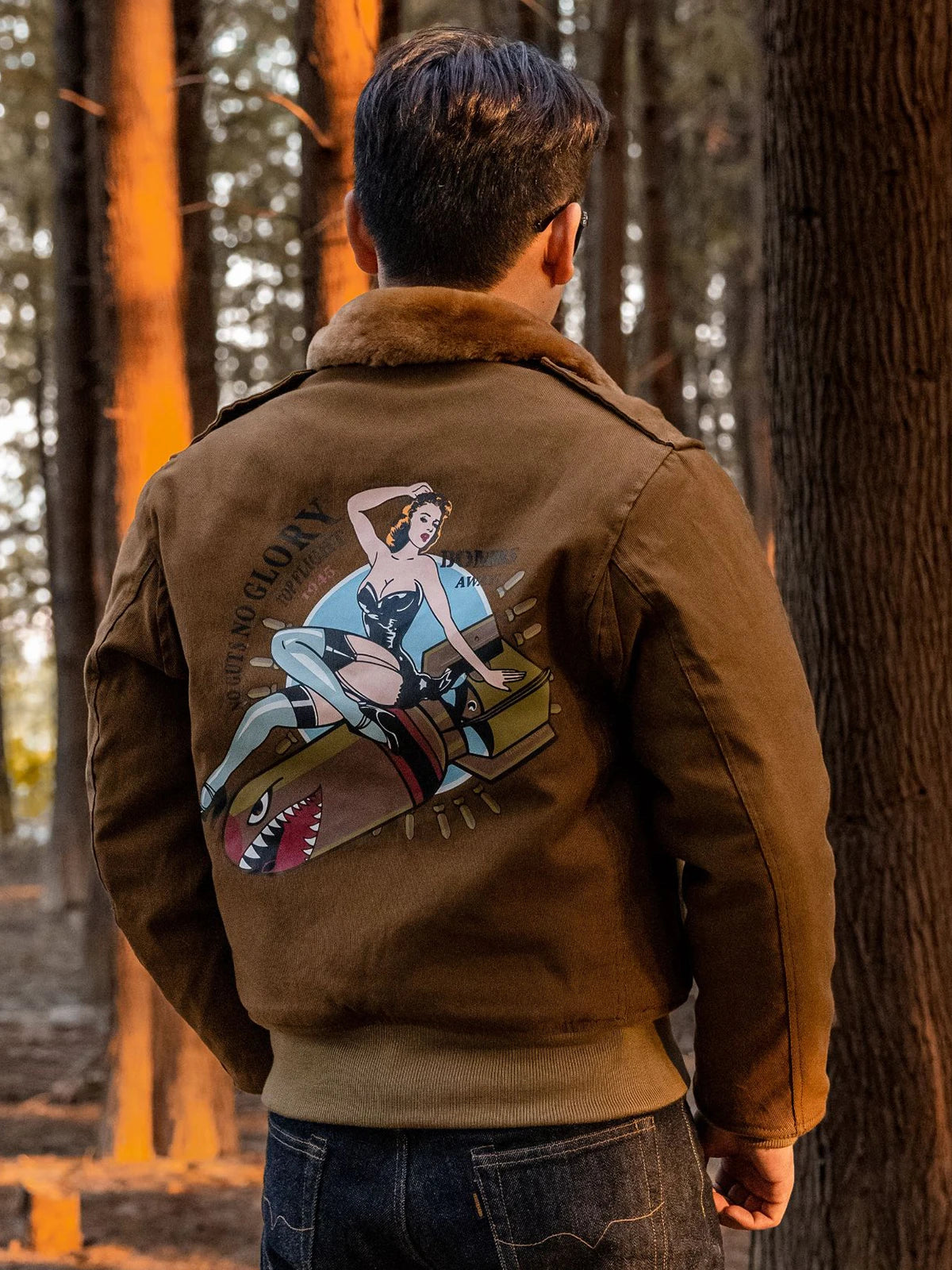 Fur Collar B-10 Flight Jacket