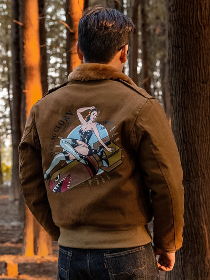 Fur Collar B-10 Flight Jacket