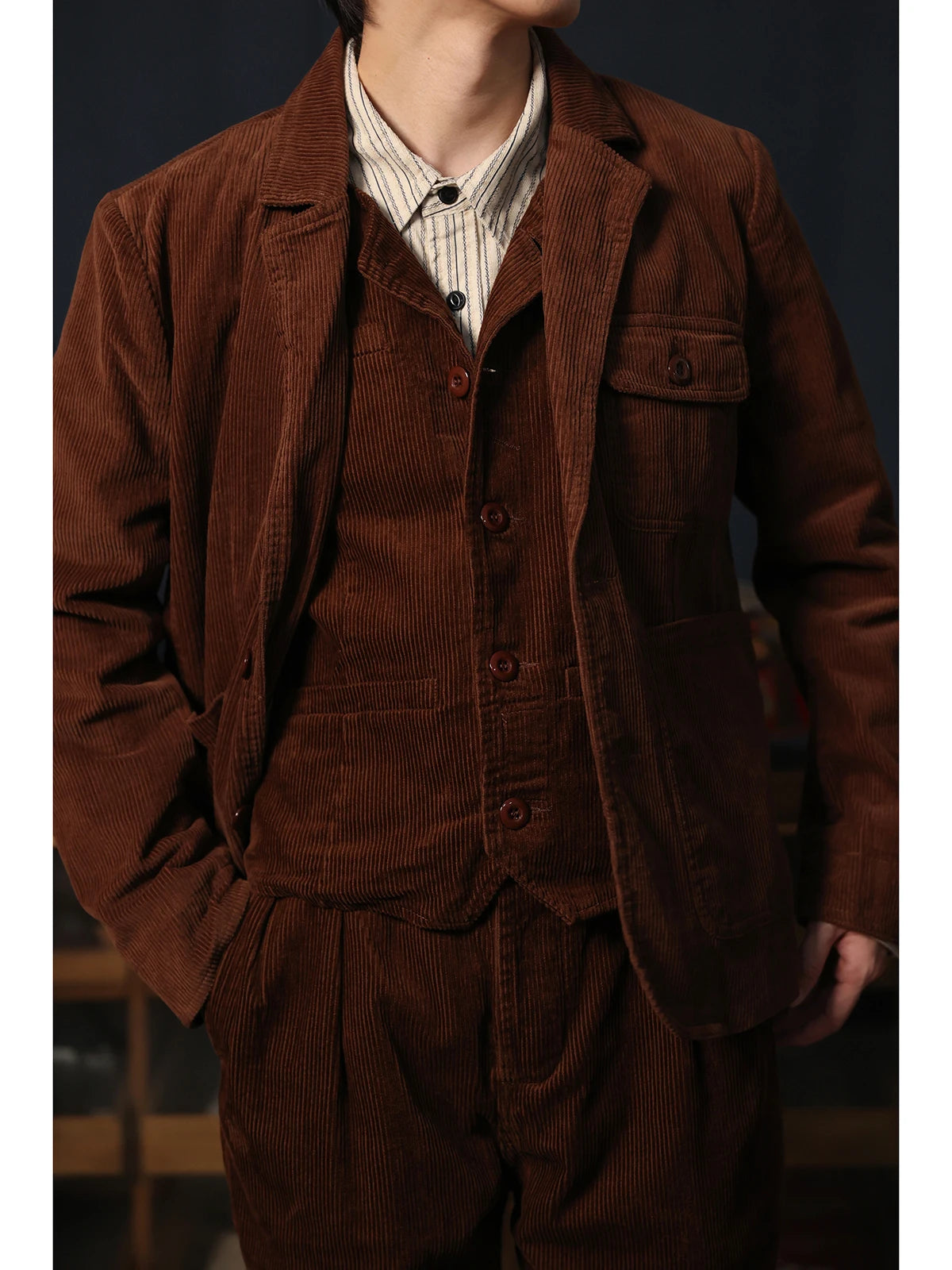 Corduroy Work Blazer Jacket