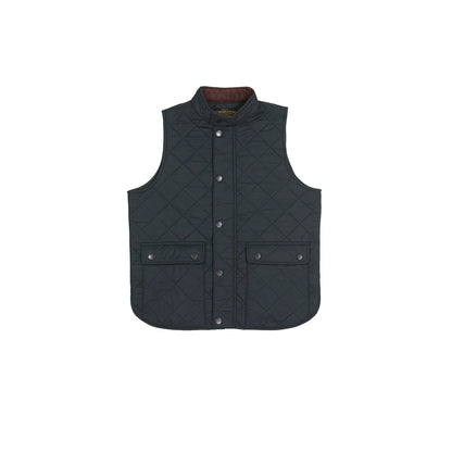 Stand Collar Quilted Vest