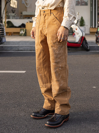 Paint Splatter Carpenter Pants