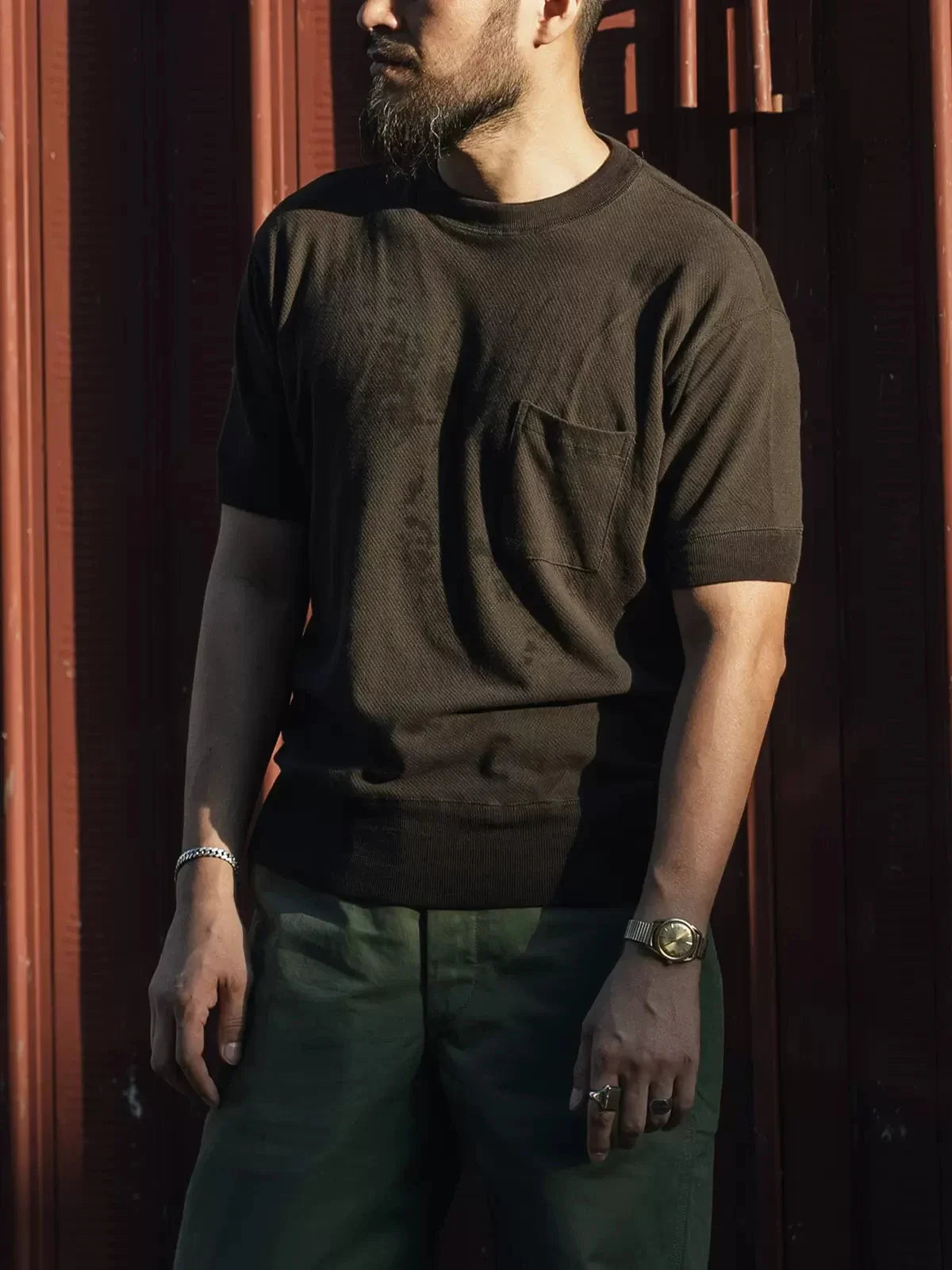 Lightweight Waffle Knit Tee