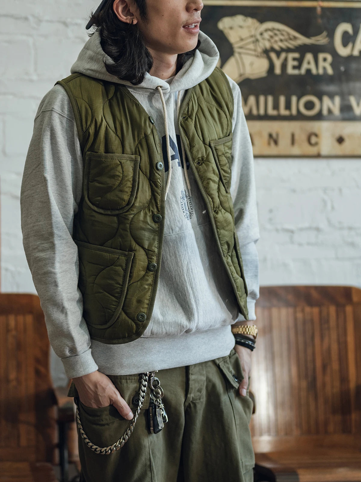 Nylon Quilted Liner Vest