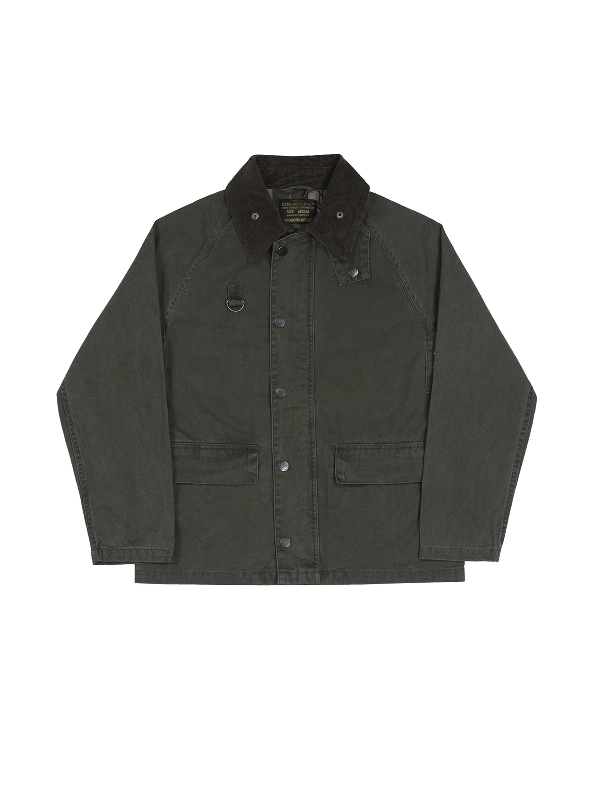 Corduroy Collar Safari Jacket