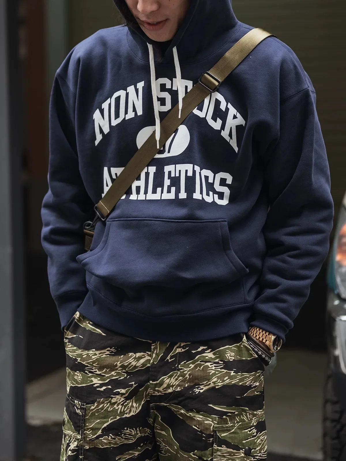 Retro Print Heavyweight Hoodie