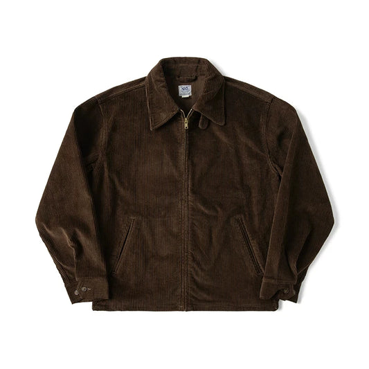 Zip Up Corduroy Cossack Jacket