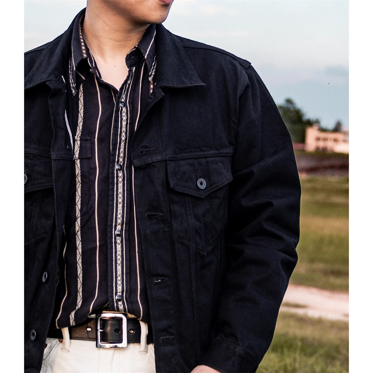 Black Type III Denim Jacket